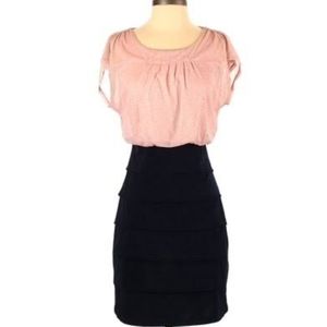 Sweet storm pink and gray dress size medium